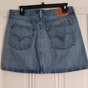 Levi's Deconstructed Denim Mini Skirt